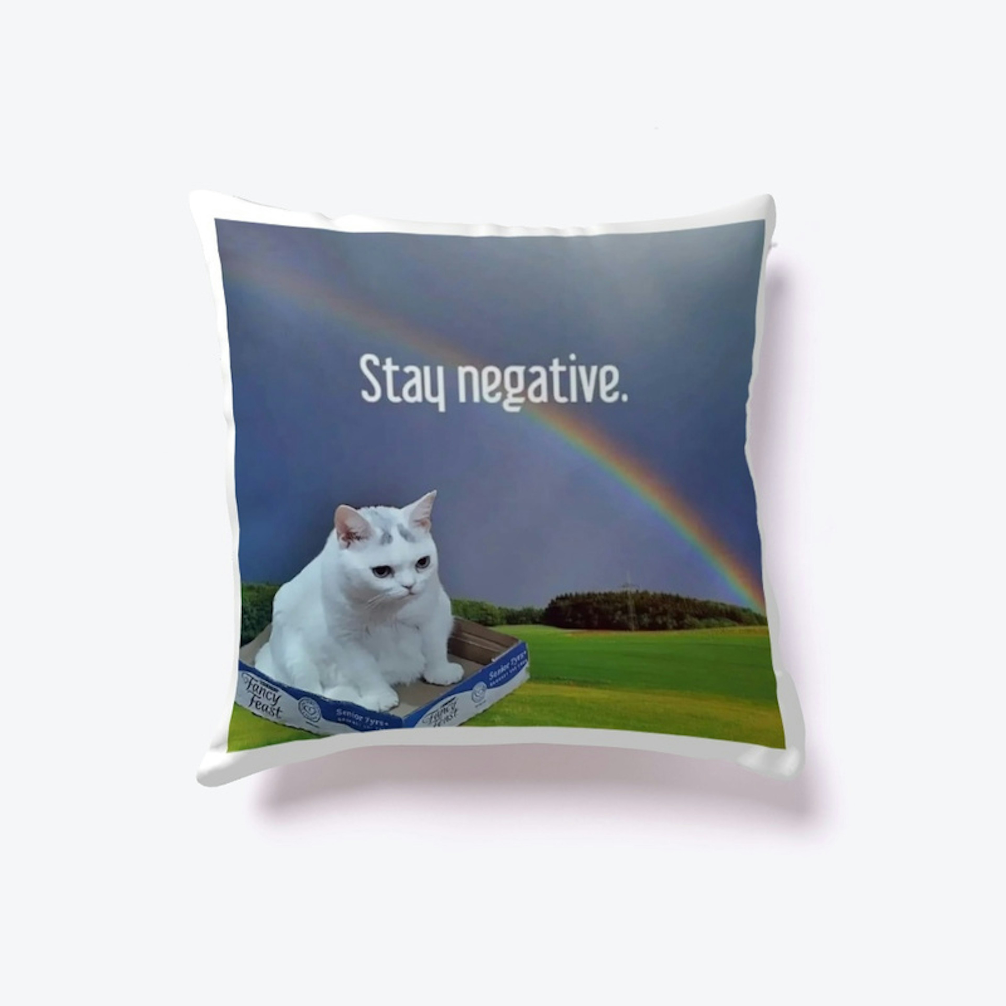 Stay Negative Pillow