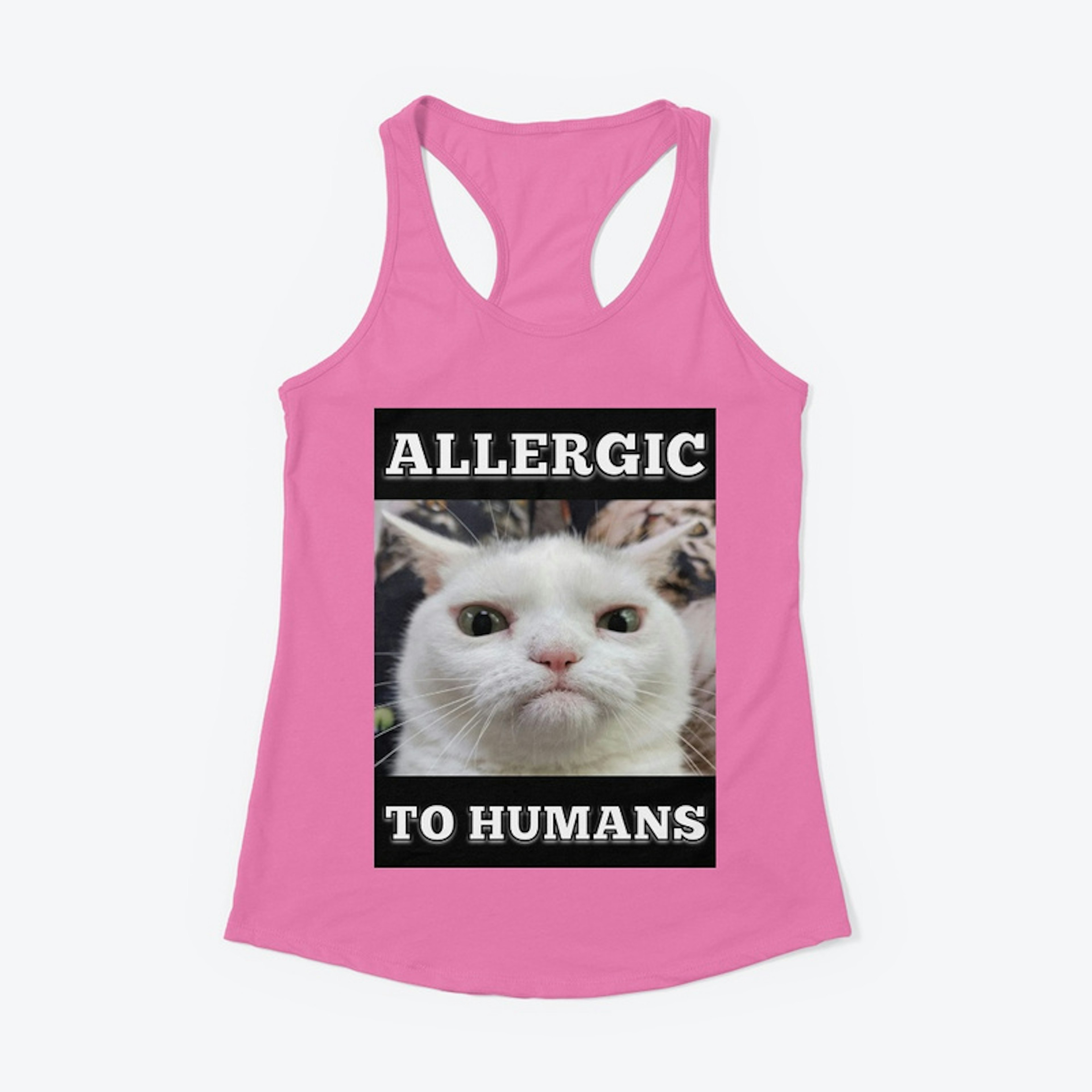 Allergic to Humans Racerback Tank